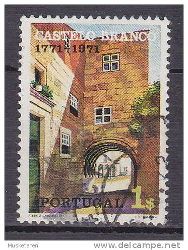 Portugal 1971 Mi. 1143     1 E Stadtrechtsverleihung An Castelo Branco Gasse Mit Torbogen - Oblitérés