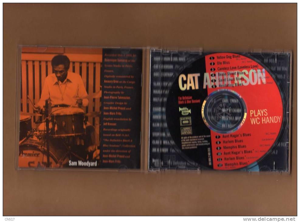 CAT ANDERSON  " PLAYS WC ANDY " DEFINITIVE BLACK&BLUE SESSIONS EDIT  BLACK & BLUE EN 1999 - Jazz