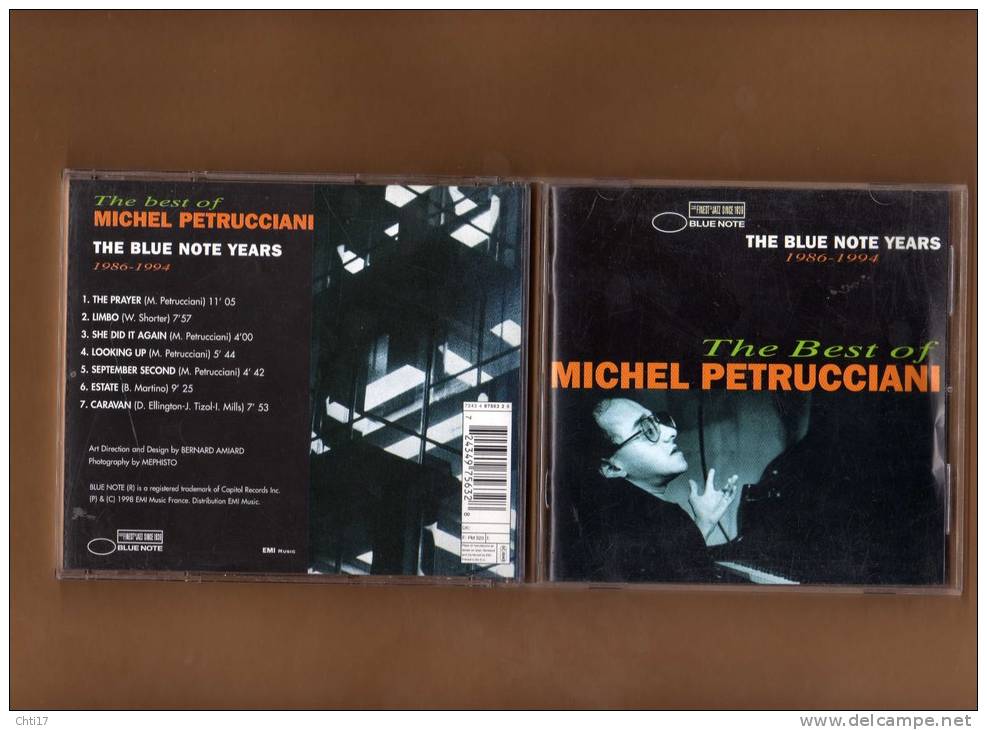 MICHEL PETRUCCIANI   " THE BEST OF  " 1986-1994 BLUE NOTE YEARS   EDIT  BLUE NOTE - Jazz