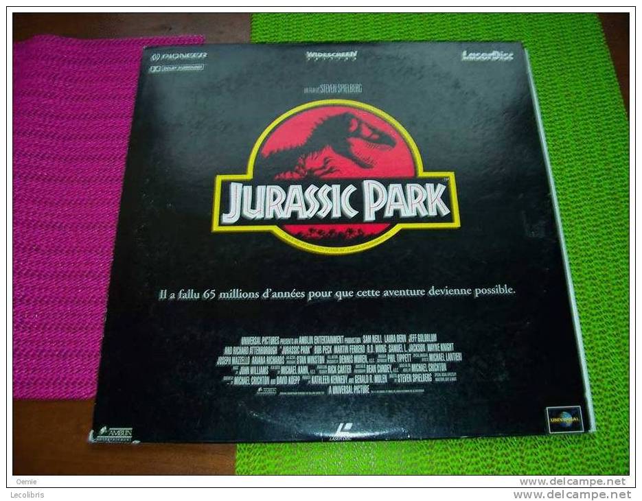 JURASSIC PARC    °   LASERDISC    ° - Andere Formaten