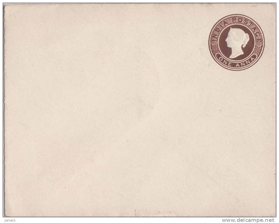 Br India Queen Victoria, Postal Stationery Envelope, Mint, India As Per The Scan - 1882-1901 Empire