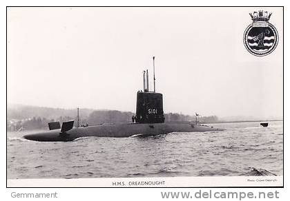 SHIPPING - H.M.S. DREADNOUGHT. SUBMARINE - Submarines