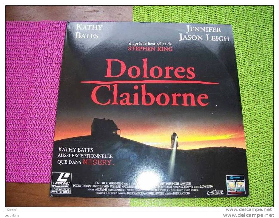 DOLORES CLAIBORNE  °°°°°    °   LASERDISC    ° - Otros