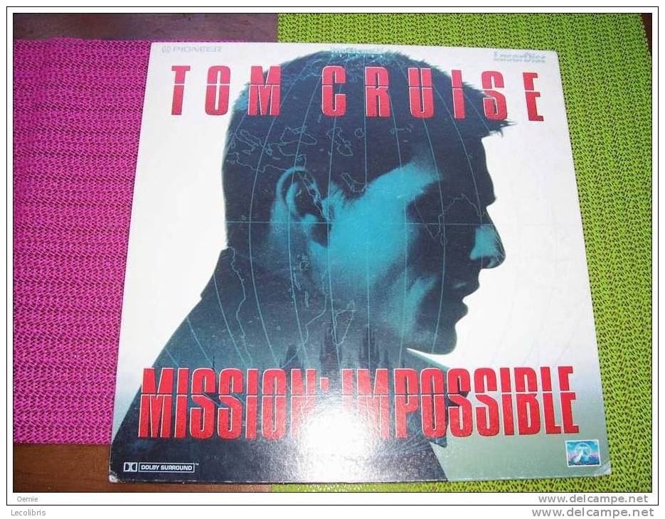 MISSION IMPOSSIBLE  °  TOM  GRUISE    °   LASERDISC    ° - Autres Formats