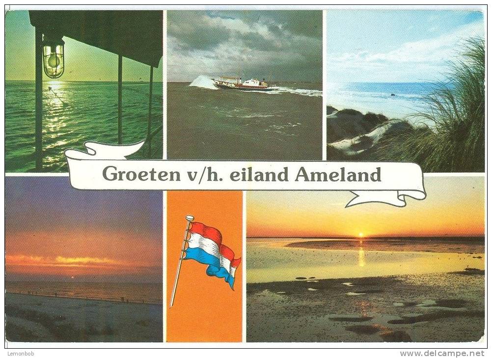 Holland, Netherlands, Groeten V/h. Eiland Ameland, 1975 Used Postcard [P9095] - Ameland