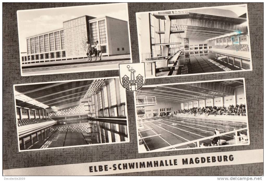 B70291 Sport Natation Hall Salle De Natation Used Perfect Shape 2 Scans - Natation