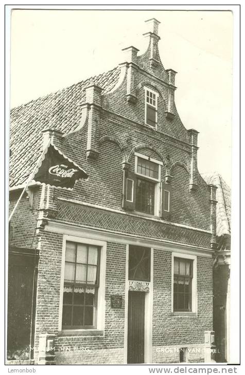 Holland, Netherlands, Museum Den Burg, Groeten Van Texel, 1962 Used Real Photo Postcard [P9111] - Texel