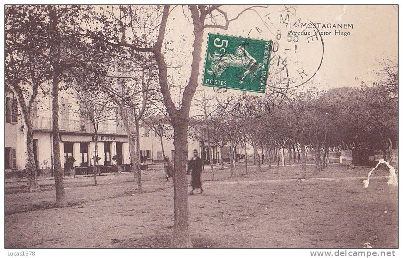 MOSTAGANEM / AVENUE VICTOR HUGO / RARE - Mostaganem