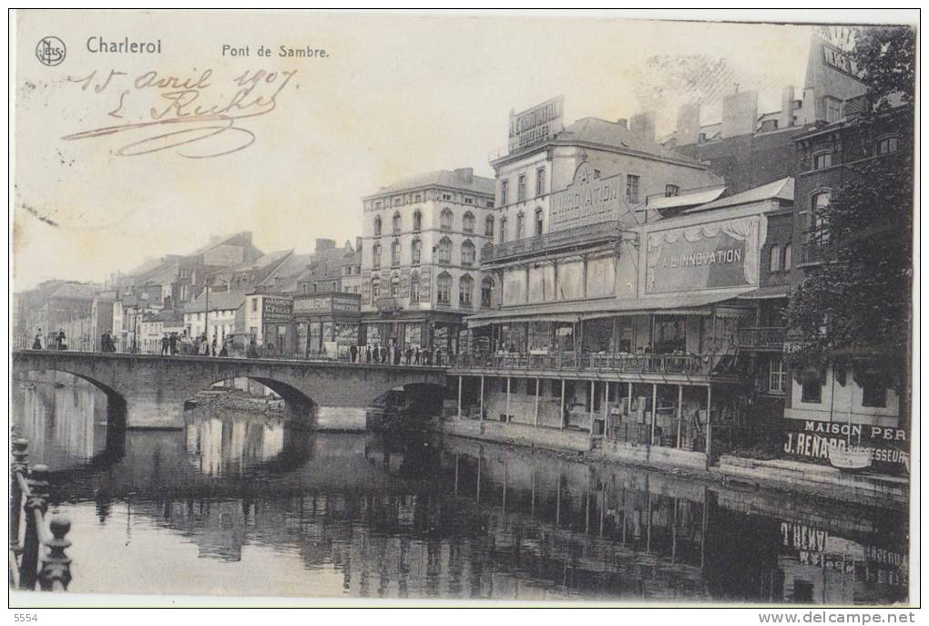 Cpa  Belgique Hainaut Charlerol Pont De Sambre - Charleroi