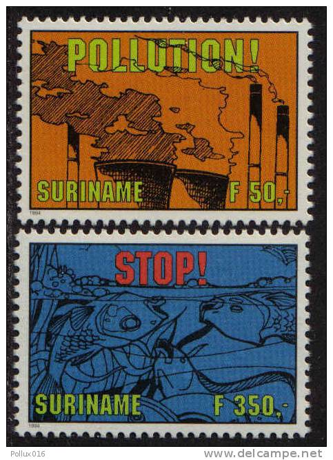 Surinam / Suriname 1994 Vervuiling Pollution Verunreinigt Encrassement MNH - Environment & Climate Protection