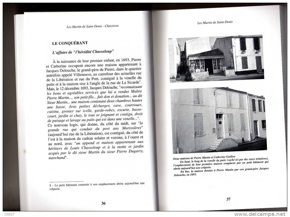 SAINT DENIS D OLERON LES MARTINS DE CHASSIRONS PAR J BODIOU EDITIONS LOCAL / 2002 - Poitou-Charentes