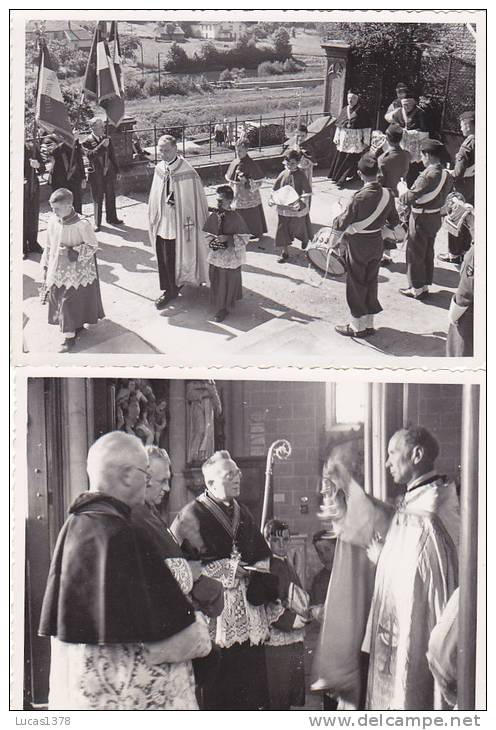 67 / ROTHAU / 2 PHOTOS 11.5X8.5 / CEREMONIE RELIGIEUSE EN 1951 / PHOTOGRAPHE G.HAUS - Rothau