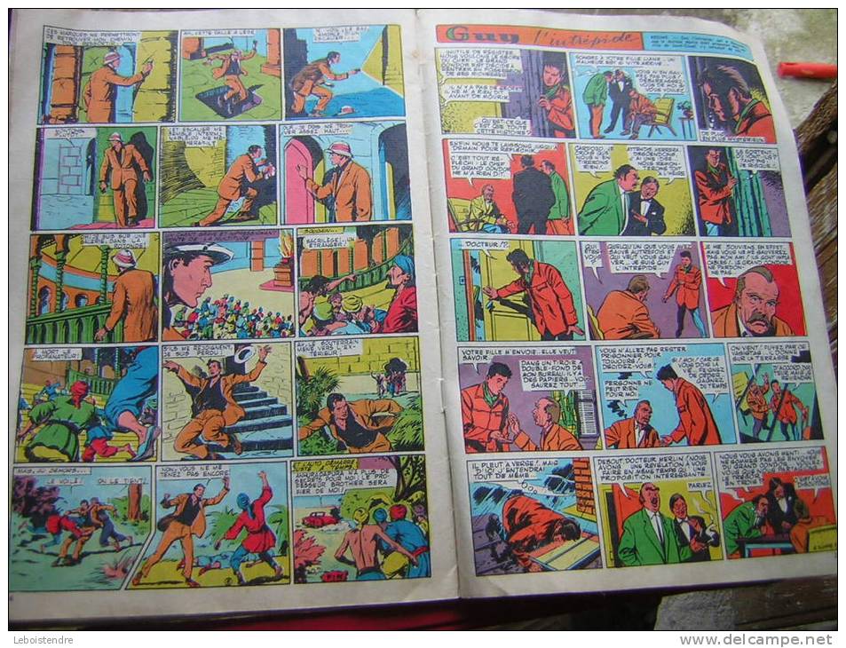 BD MAGAZINE-L´INTREPIDE-N° 351-NOUVELLE SERIE 9 Eme ANNEE-DICKY L´INTREPIDE-LE MAGAZINE DES PETITS ET DES GRANDS - L'Intrépide