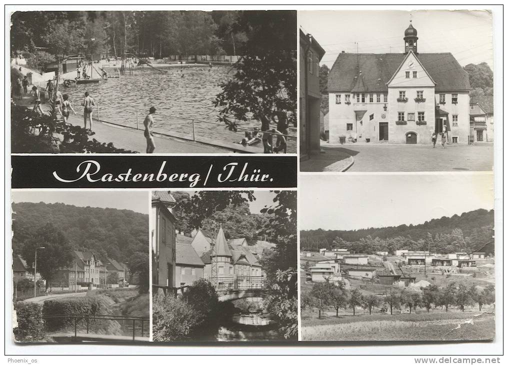 GERMANY - RASTENBERG, Mosaic Postcard - Rastenburg
