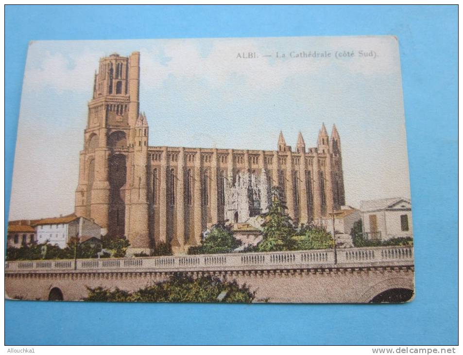 Albi La Cathédrale (côté Sud) Chromo,image - Autres & Non Classés