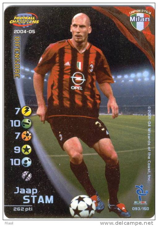 SI53D Carte Cards Football Champions Serie A 2004/2005 Nuova Carta FOIL Perfetta Milan Stam - Carte Da Gioco