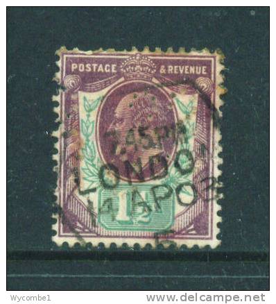 GREAT BRITAIN  -  1902/11  Edward VII  11/2d  Used As Scan (perfinned) - Usados