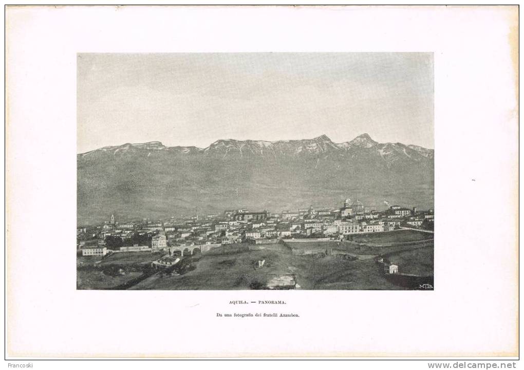 E.Reclus-Geografia Univ.-Italia 1904-Abruzzi E Molise-Litografie:Topografie,Costumi,Gran Sasso,L'Aquila, Teramo,Alfedena - Alte Bücher