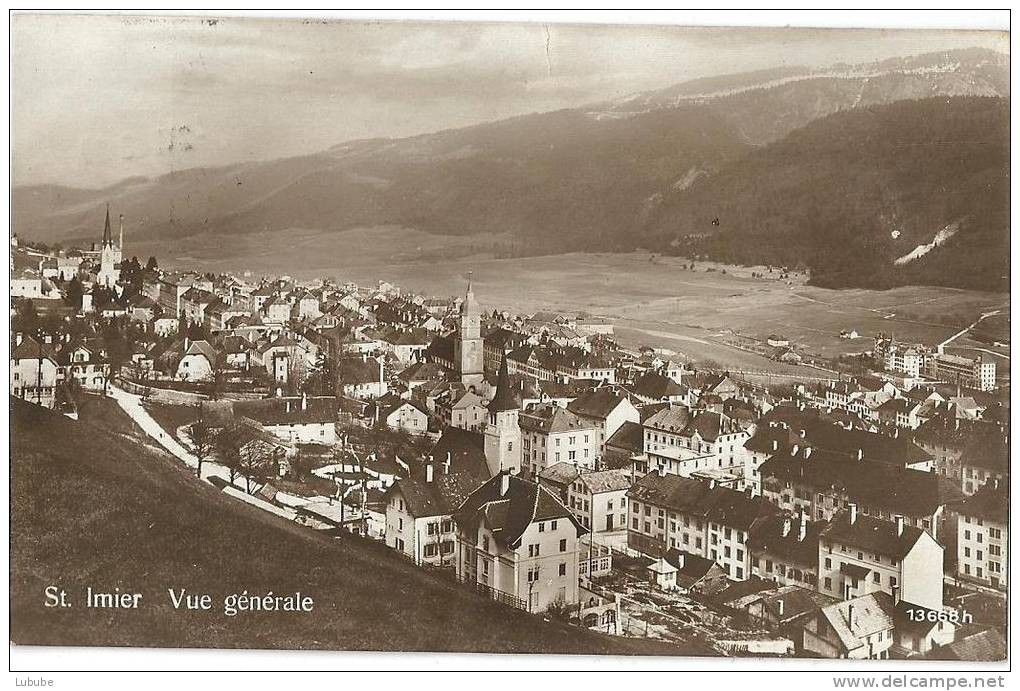 St.Imier - Vue Générale             1922 - Saint-Imier 