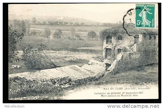 30 QUISSAC /        Inondation 27 Sept 1907 - Mur Démolis Au Moulin Du Bosc       / - Quissac