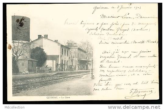 30 QUISSAC /        La Gare       / - Quissac