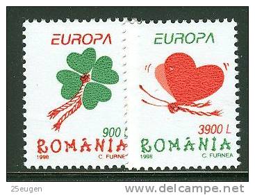 ROMANIA  1998 EUROPA CEPT   MNH - 1998