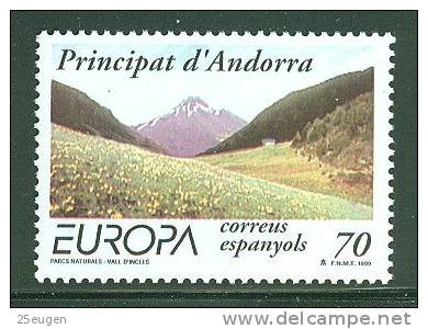 SPANISH ANDORRA 1999 EUROPA CEPT   MNH - 1999