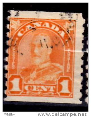 Canada 1930 1 Cent  King George V Arch Coil Issue #178 - Used Stamps