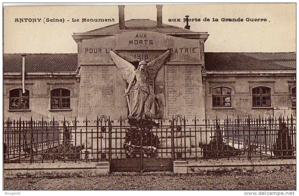 ANTONY ---Monument Aux Morts De La Grande Guerre--- [[voir Scans]] - Antony