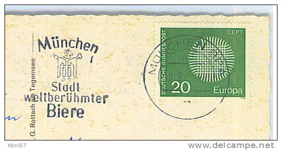 C.P.M. Rottach-Egern - Mit Bodenscheid Und Wallberg - Cachet Postal Sur La Biere - Miesbach