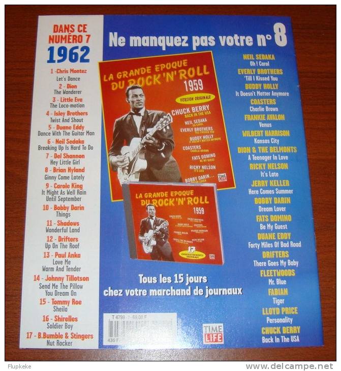 La Grande Époque du Rock´n´Roll Éditions Time Life  1999 Collection complète nos 1 à 20