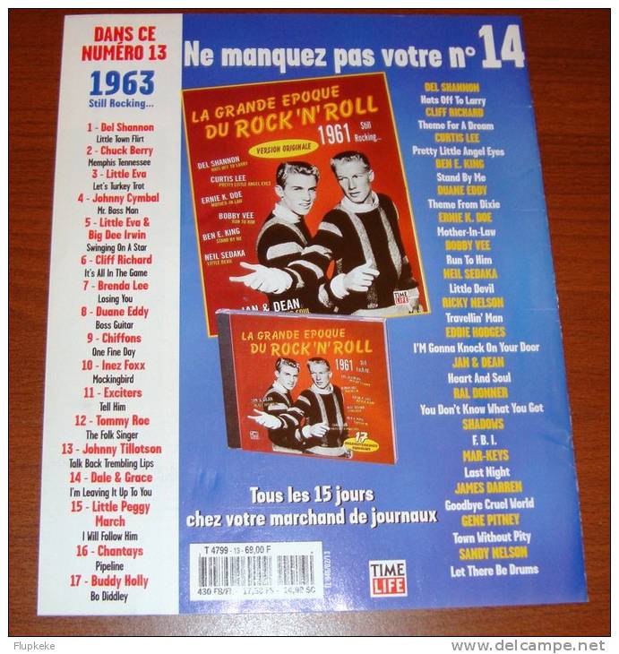 La Grande Époque du Rock´n´Roll Éditions Time Life  1999 Collection complète nos 1 à 20