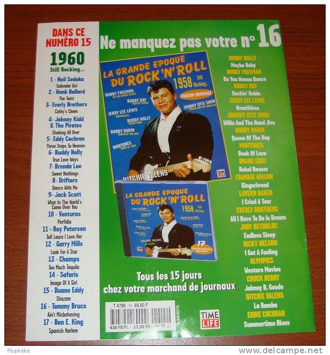 La Grande Époque du Rock´n´Roll Éditions Time Life  1999 Collection complète nos 1 à 20