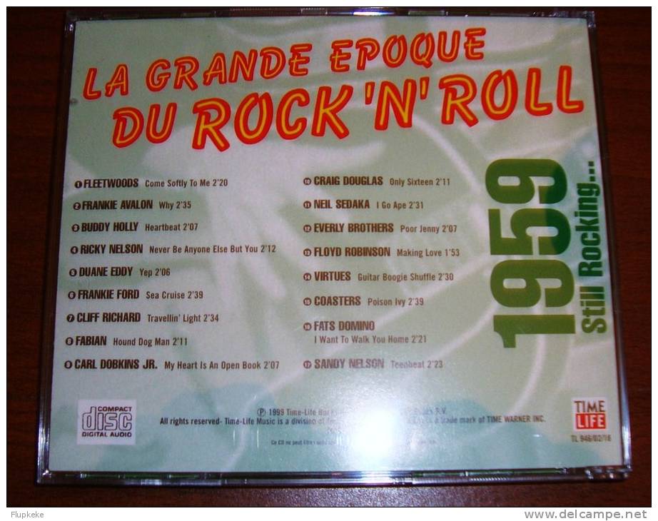 La Grande Époque du Rock´n´Roll Éditions Time Life  1999 Collection complète nos 1 à 20