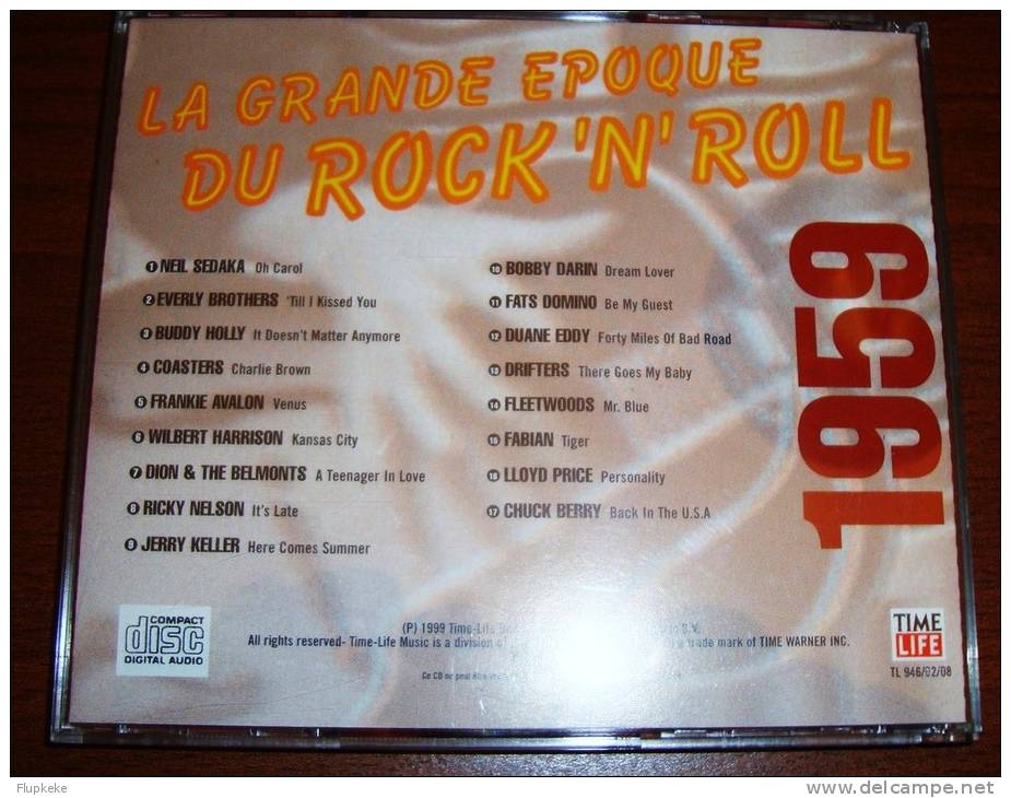 La Grande Époque du Rock´n´Roll Éditions Time Life  1999 Collection complète nos 1 à 20