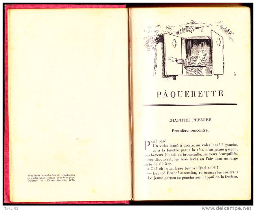 Magdeleine Du Genestoux - Pâquerette - Bibliothèque Rose Illustrée - ( 1940 ) . - Bibliothèque Rose