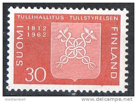 Finland 1962 Customs Board MH   SG 639 - Ongebruikt