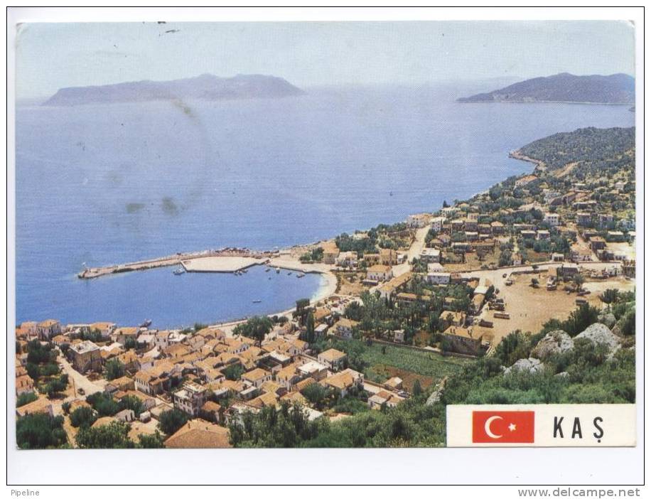 Turkey Postcard Kas Sent To Germany 10-5-1984 - Turkey