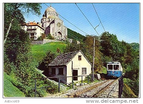 RE - BASILICA SANTUARIO DI RE FERROVIA TRENO  - NOVARA VIAGG.'68 - Novara