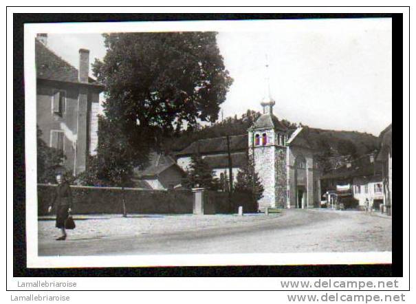 74 - FRANGY - PLACE DU MARCHE ET L'EGLISE - Frangy