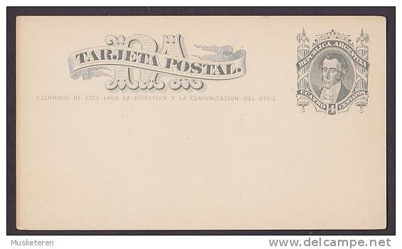 Argentina Postal Stationery Ganzsache Entier Quatro 4 Centavos Tarjeta Postal - Ganzsachen