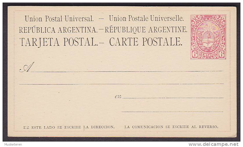 Argentina UPU Postal Stationery Ganzsache Entier 6 Centavos Tarjeta Postal - Enteros Postales