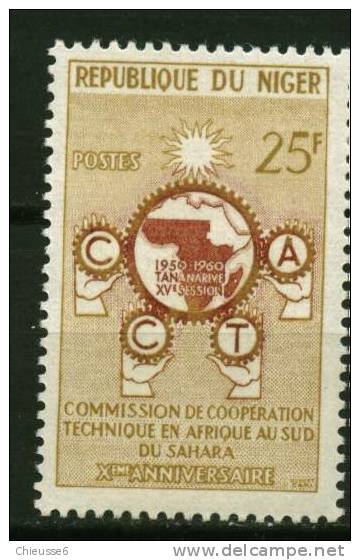 Rep. Niger ** N°109 - Commission De Coopération Techn - Niger (1960-...)