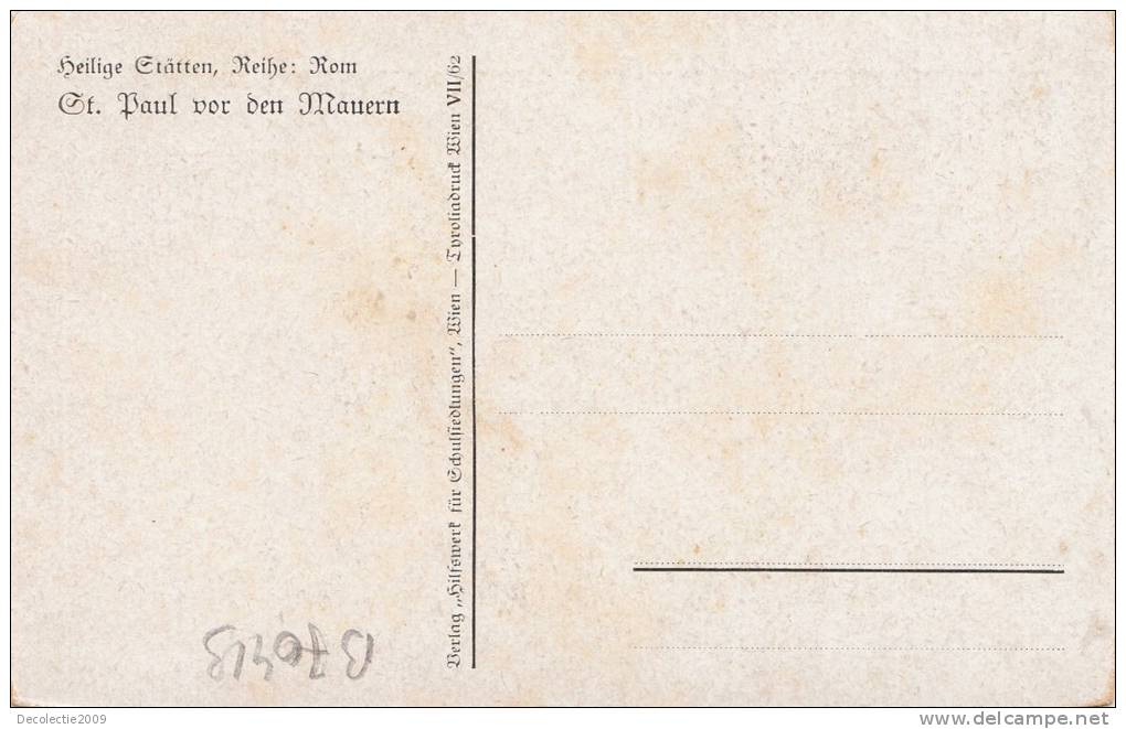 B70413 Mauern St Paul Vor Den Not Used Perfect Shape 2 Scans - Freising