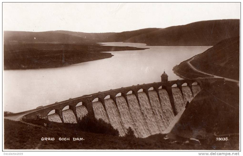 B70427 Wales Craig Goch Dam Not Used Perfect Shape 2 Scans - Sonstige & Ohne Zuordnung