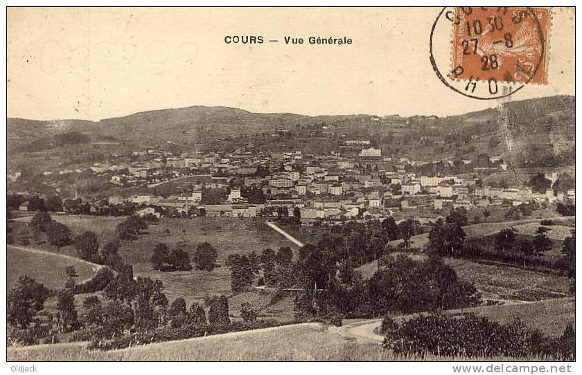 COURS (Rhône) Vue Générale - Other & Unclassified