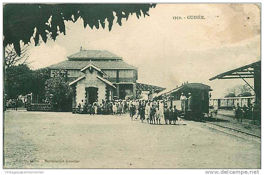 180606-Guinea, Guinee, Tabili? Train En La Gare, Railroad Station, Lauroy No 1952 - French Guinea