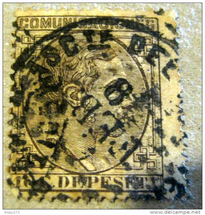 Spain 1878 King Alfonso XII 10c - Used - Oblitérés