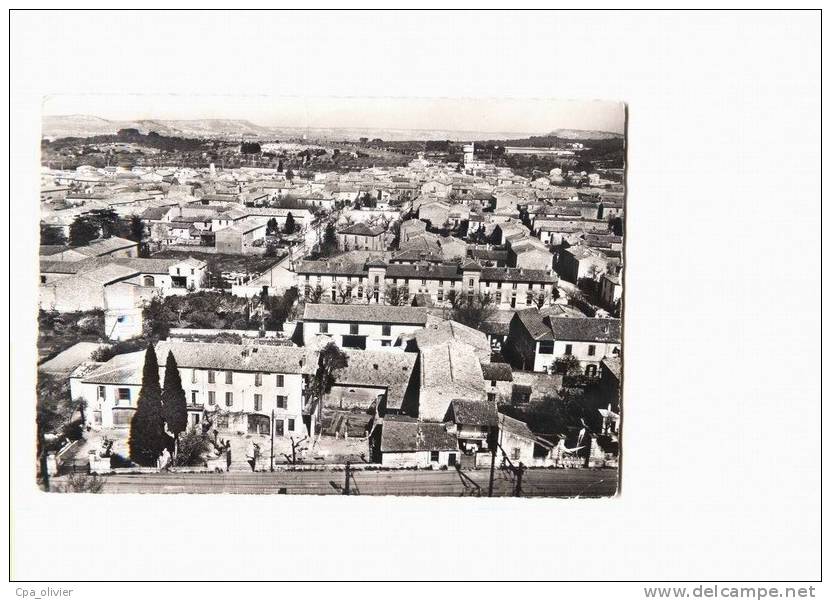 30 VERGEZE Vue Générale Aérienne, Centre Ville, Ecoles, Ed Lapie 7, En Avion..., CPSM 10x15, 1959 - Vergèze