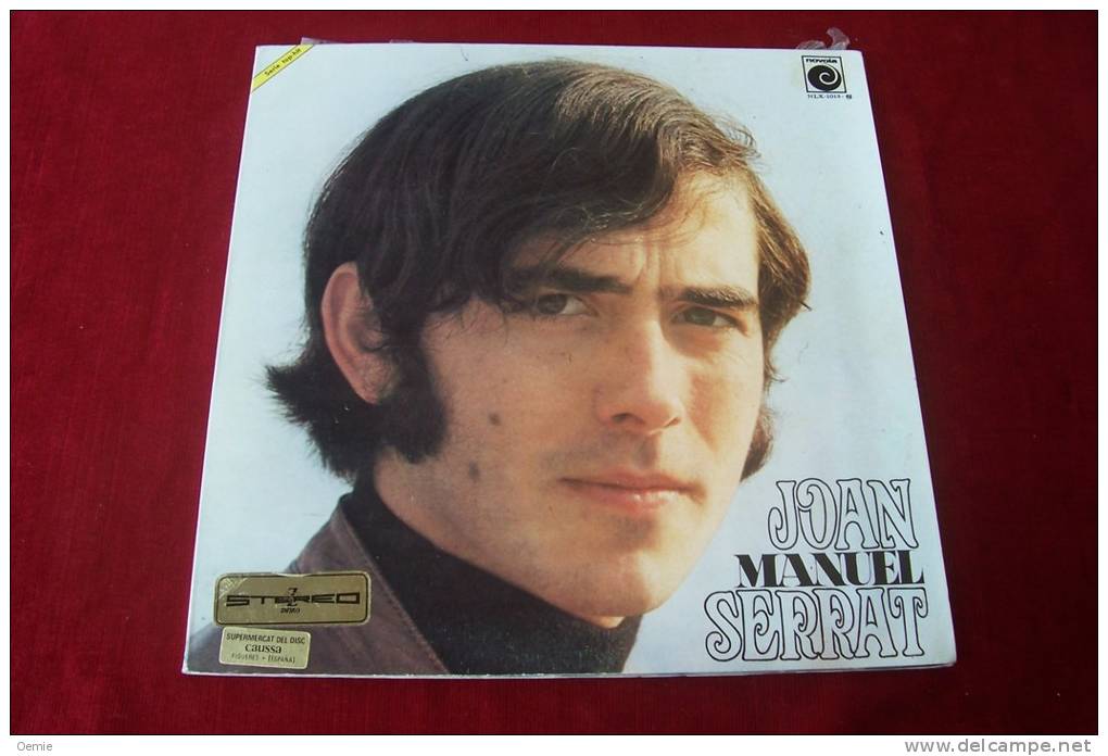 JOAN MANUEL SERRAT  °  AUTOGRAPHE SUR VINYLE  33 TOURS - Autographs